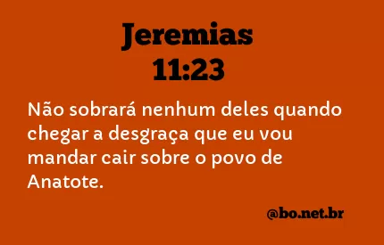 Jeremias 11:23 NTLH