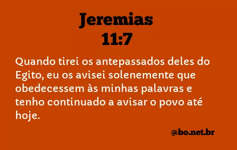 Jeremias 11:7 NTLH