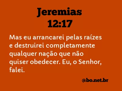 Jeremias 12:17 NTLH