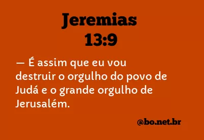 Jeremias 13:9 NTLH