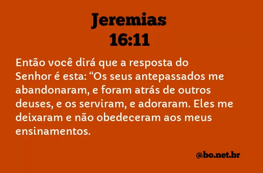 Jeremias 16:11 NTLH