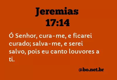 Jeremias 17:14 NTLH