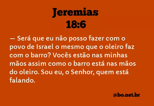 Jeremias 18:6 NTLH