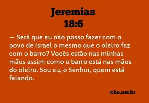 Jeremias 18:6 NTLH