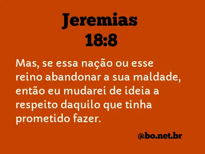 Jeremias 18:8 NTLH