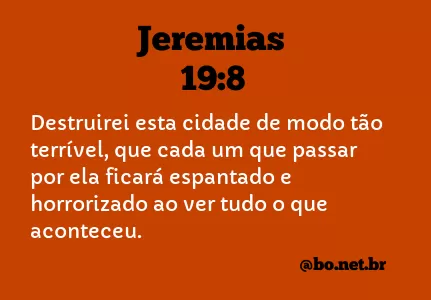 Jeremias 19:8 NTLH