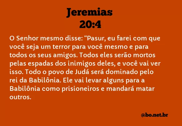 Jeremias 20:4 NTLH