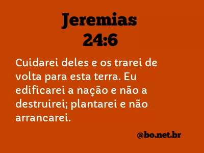 Jeremias 24:6 NTLH