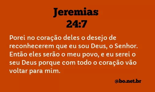 Jeremias 24:7 NTLH