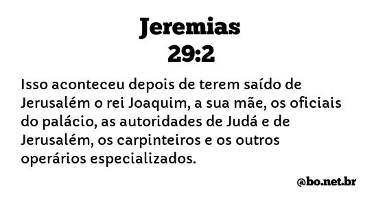 Jeremias 29:2 NTLH