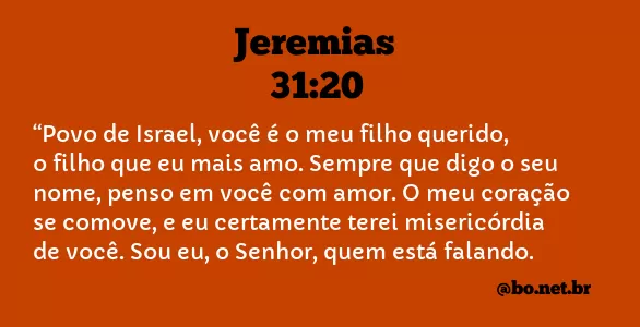 Jeremias 31:20 NTLH