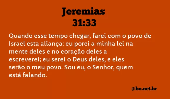 Jeremias 31:33 NTLH