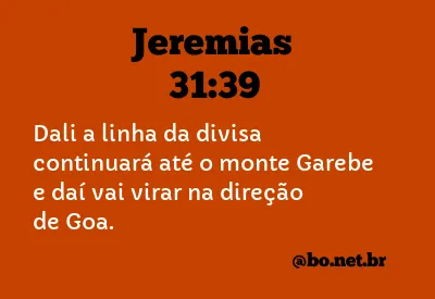 Jeremias 31:39 NTLH