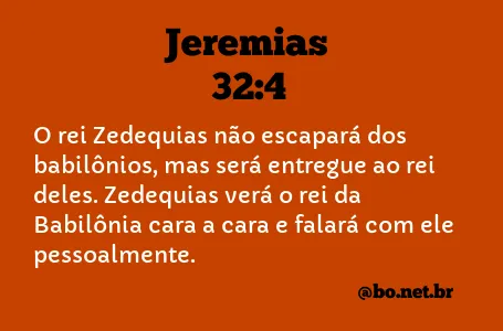 Jeremias 32:4 NTLH