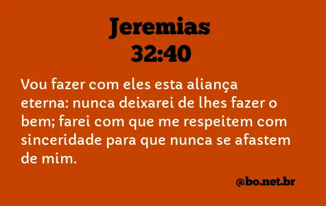 Jeremias 32:40 NTLH