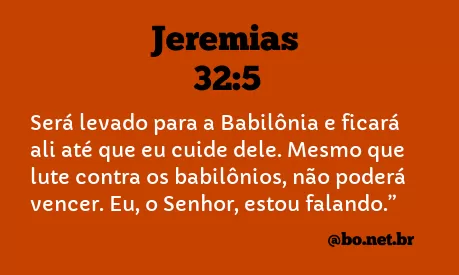 Jeremias 32:5 NTLH