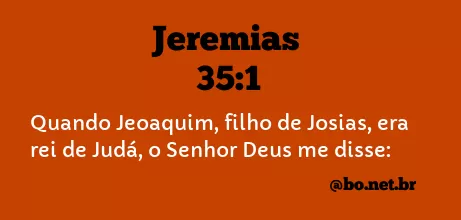 Jeremias 35:1 NTLH