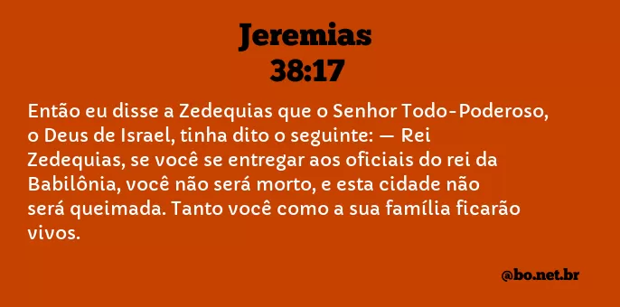 Jeremias 38:17 NTLH