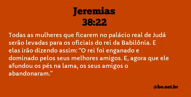 Jeremias 38:22 NTLH