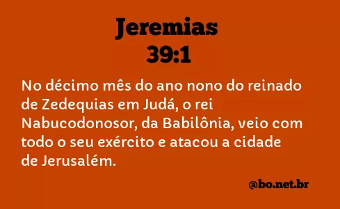 Jeremias 39:1 NTLH
