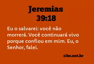 Jeremias 39:18 NTLH