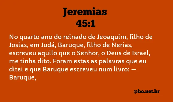 Jeremias 45:1 NTLH