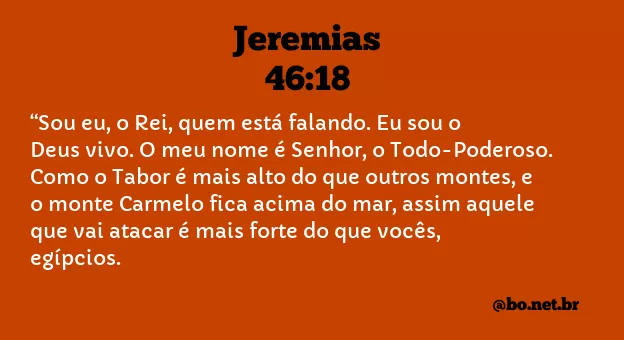 Jeremias 46:18 NTLH