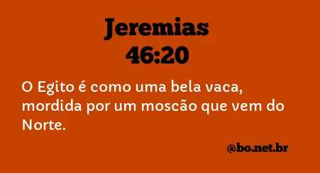 Jeremias 46:20 NTLH