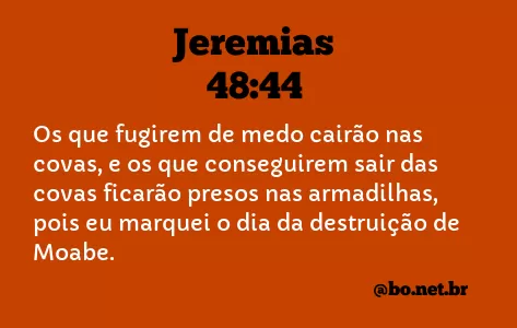 Jeremias 48:44 NTLH