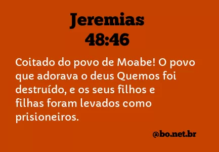 Jeremias 48:46 NTLH