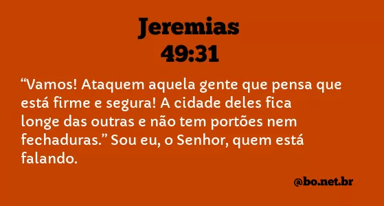 Jeremias 49:31 NTLH