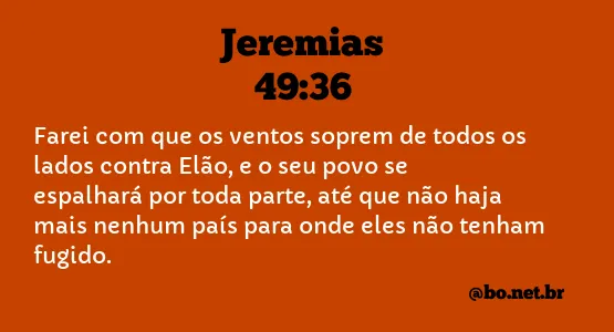 Jeremias 49:36 NTLH