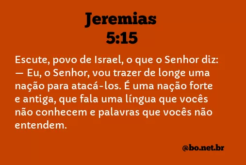 Jeremias 5:15 NTLH