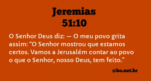 Jeremias 51:10 NTLH