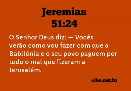Jeremias 51:24 NTLH