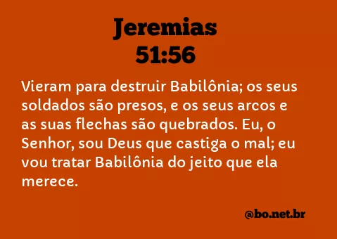 Jeremias 51:56 NTLH