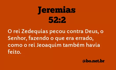 Jeremias 52:2 NTLH