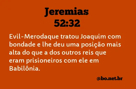 Jeremias 52:32 NTLH