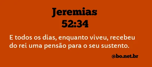 Jeremias 52:34 NTLH