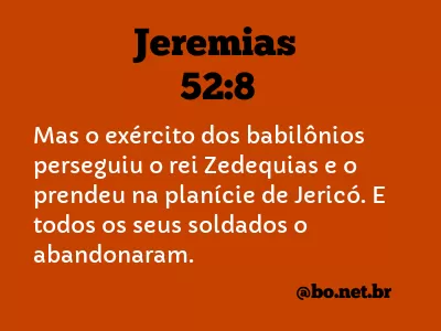 Jeremias 52:8 NTLH