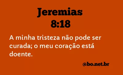 Jeremias 8:18 NTLH