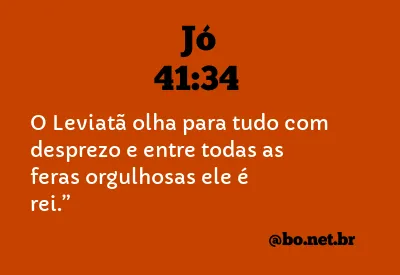 Jó 41:34 NTLH