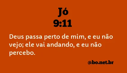 Jó 9:11 NTLH