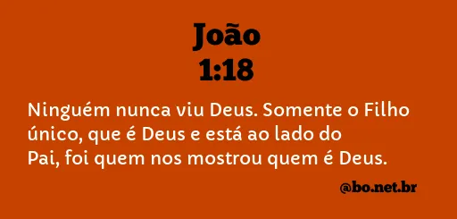 João 1:18 NTLH