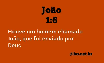 João 1:6 NTLH