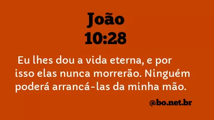 João 10:28 NTLH