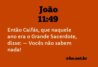 João 11:49 NTLH