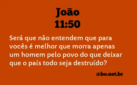 João 11:50 NTLH