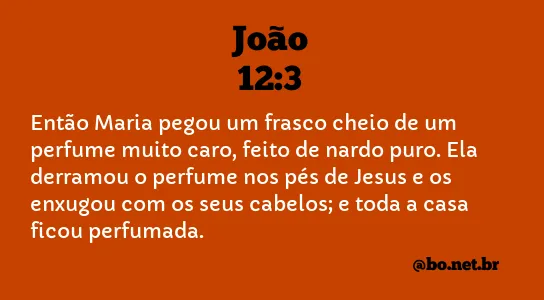 João 12:3 NTLH