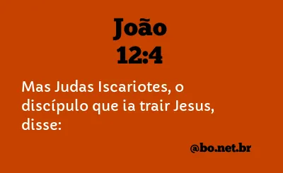 João 12:4 NTLH